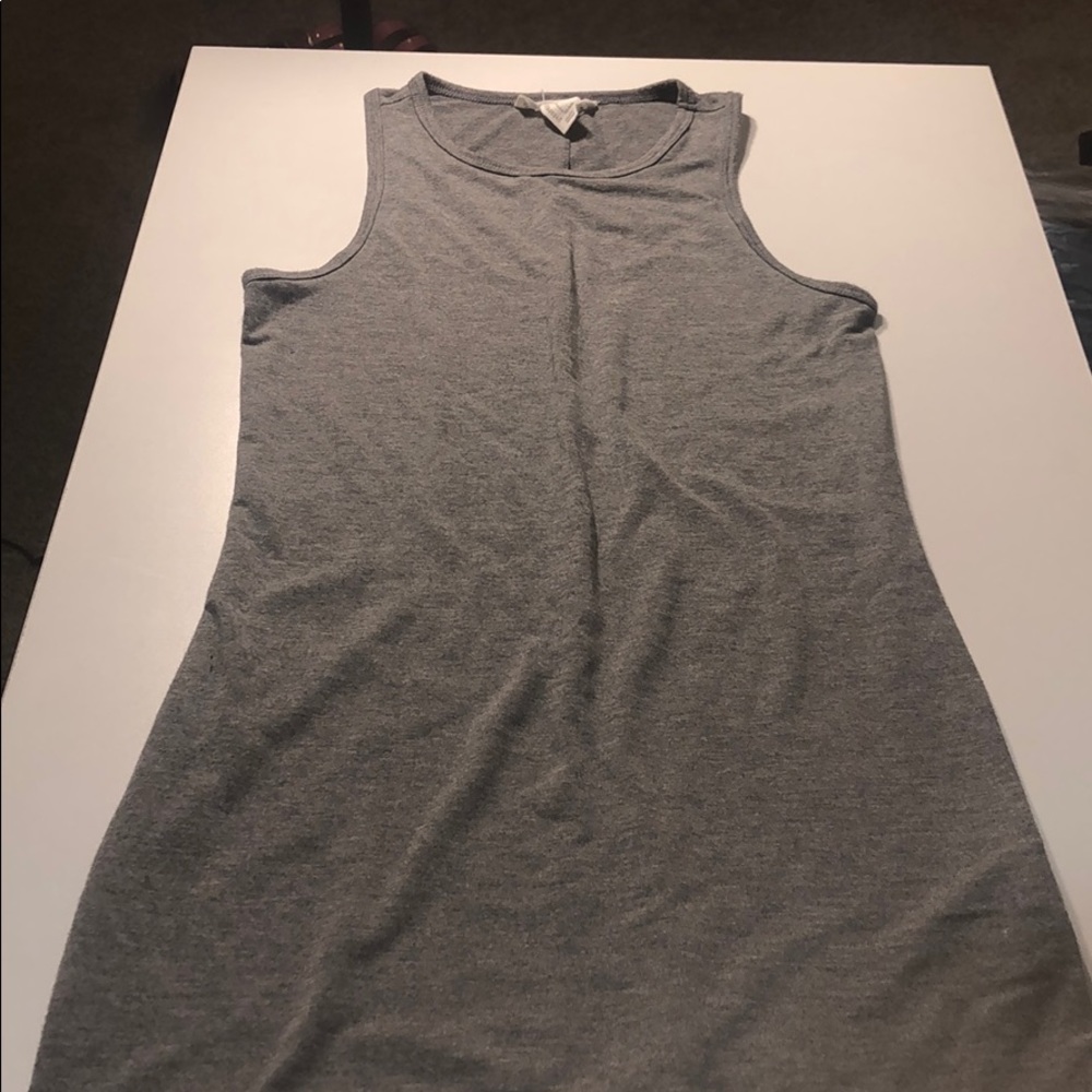 Grey Fitted Dress